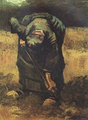 Vincent Van Gogh peasant Woman Digging (nn04) Spain oil painting art